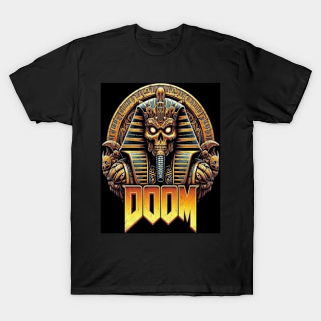 Doom Egyptian Pharaoh Collection 3# T-Shirt by The Doom Guy